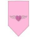 Unconditional Love Aviator Rhinestone Bandana Light Pink Large UN759566